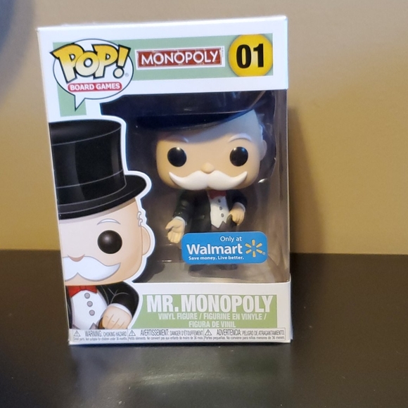 mr monopoly funko pop